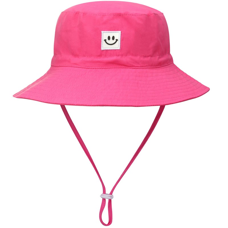MaxNova Baby Bucket Hats 0-6 Months Hot Pink - Image 1